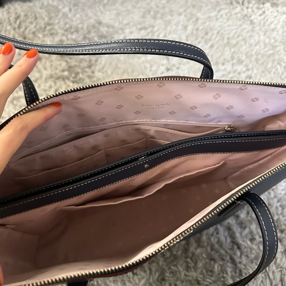 kate Spade Navy Blue Tote Bag - Picture 4 of 6